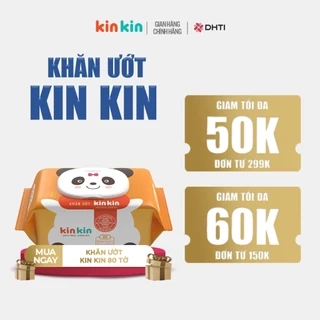 Khăn ướt Kinkin gói 80 tờ/100 tờ tiết kiệm cho mẹ - an toàn cho bé