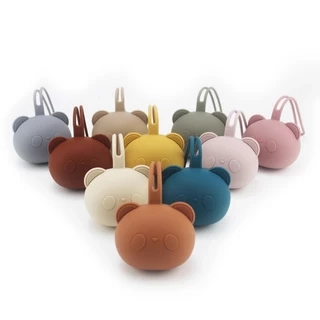 Hộp đựng núm ti ngậm mọc răng MAMIMAMIHOME bằng silicone tiện lợi cho bé