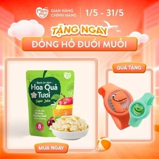 Bánh ăn dặm vị hoa quả tươi Mămmy tan trong miệng, từ trái cây thật giàu vitamin, khoáng chất hỗ trợ đề kháng 25 gram