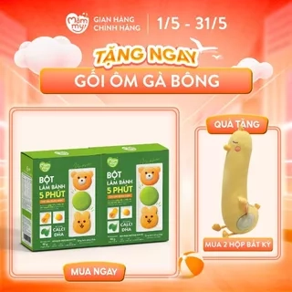 Bột làm bánh Pancake Mămmy làm bữa phụ cho bé chỉ với 5 phút bổ sung vitamin, giàu dinh dưỡng