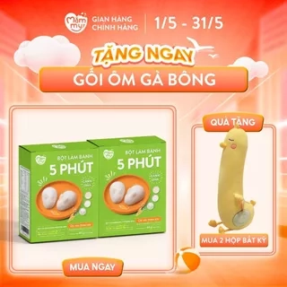 Bột làm bánh Panna cotta thỏ núng nính Mămmy làm bữa phụ cho bé chỉ 5 phút bổ sung vitamin và DHA