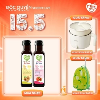 Combo 2 dầu ăn dặm Mămmy bổ sung DHA, Omega 3-6-9, Vitamin A, E cho bé 6th giúp hỗ trợ phát triển não bộ, chai 100ml