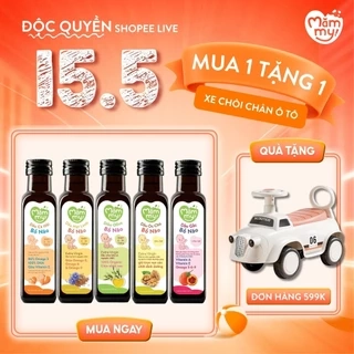 Dầu ăn dặm bổ não Mămmy 100ml bổ sung DHA, Omega 3 bé từ 6 tháng giúp phát triển não bộ, thông minh