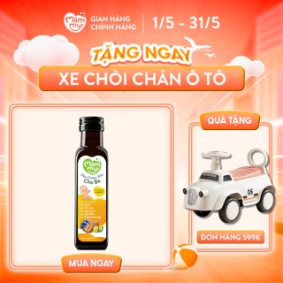 Dầu chiên xào cho bé Mămmy 100ml chịu nhiệt tới 200 độ C, giữ trọn vẹn dinh dưỡng, bổ sung Omega-3, Vitamin E