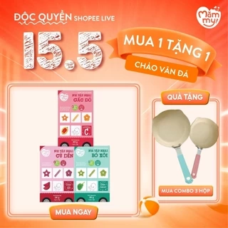 Nui mini rau củ Mămmy cho bé mới ăn dặm tập nhai trên 6 tháng, 100g