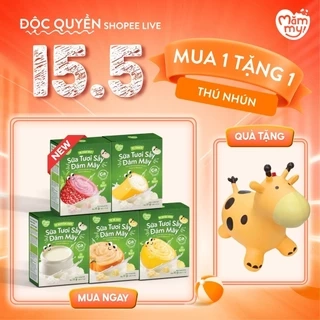 Sữa tươi sấy đám mây Mămmy giàu dinh dưỡng, thơm ngon tự nhiên cho bé từ 6 tháng tuổi