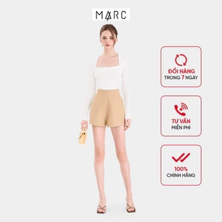 Quần Short MARC FASHION Linen Túi Xéo Nhấn Li Trước - CBST015424