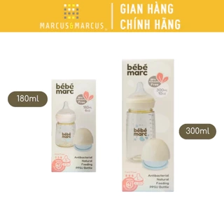 Bình Sữa PPSU Kháng Khuẩn bébémarc  – An Toàn Tự Nhiên (Size 180ml, 300ml)