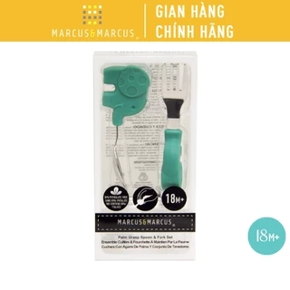 Bộ thìa nĩa tập ăn cho bé Palm Grasp Marcus & Marcus, từ 18 tháng - Ollie