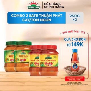 Combo 2 Sate Thuận Phát Cay/Tôm ngon 250g