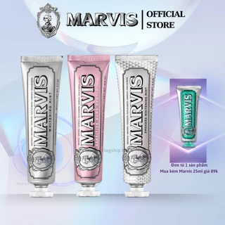 Combo Kem Đánh Răng Marvis Care Collection - Whitening, Smoker & Sensitive Mint - MARVIS