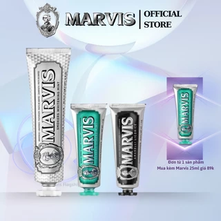 Kem Đánh Răng Marvis Trắng Răng, Thơm Miệng 25ml và 85ml - Marvis