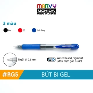 Bút gel bấm Marvy Uchida RG5 ngòi 0.5mm