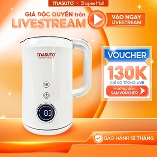 Ấm đun siêu tốc Masuto 1,7L MS Nami 2 lớp giữ nhiệt chống bỏng an toàn inox 304 nguyên khối