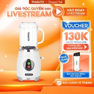 Máy Xay Sinh Tố Đa Năng Masuto Blender Chuyên Say Các Món Healthy Eat Clean Combo Mua 1 tặng 1