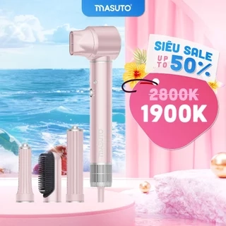 Máy sấy tạo kiểu tóc 5in1 ion âm Masuto AirStyler 2 chiều nóng lạnh tạo kiểu bảo vệ tóc bảo hành 24 tháng