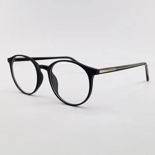 Mắt kính cận tròn có sẵn độ 0 - 6 độ tròn nam nữ 7K8243 màu đen, xám, hồng. Tròng kính chống UB, ánh sáng xanh, đổi màu