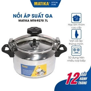 Nồi Áp Suất Bếp Gas MATIKA Dung Tích 5L MTK-9250