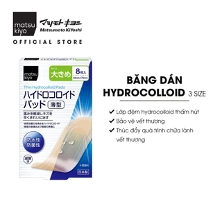Băng dán thúc đẩy quá trình chữa lành vết thương matsukiyo hydrocolloid 3 cỡ