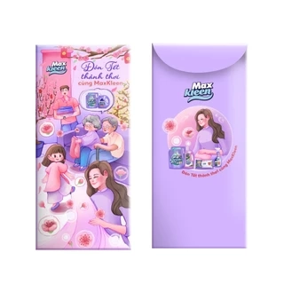 Combo 5 xấp Lì Xì Tết MaxKleen (5 bao/ xấp) - giao ngẫu nhiên
