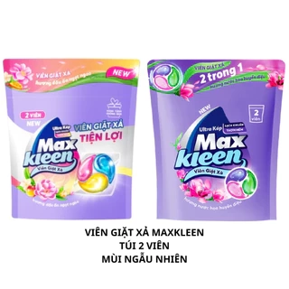 Túi 2 Viên Giặt Xả MaxKleen Hương Ngẫu nhiên