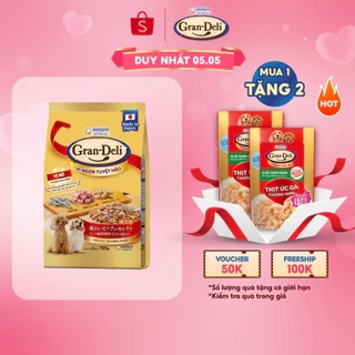 Thức ăn khô cho chó Gran Deli 700g/gói