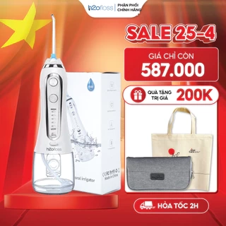 Máy tăm nước cầm tay H2ofloss HF-P11 300ml mẫu CAO CẤP, nâng cấp chống nước X2 toàn diện,Pin 30 ngày