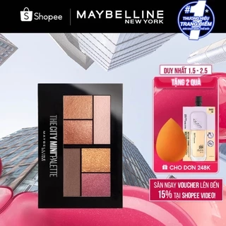 Bảng Phấn Mắt Maybelline New York 6 Màu The City Mini Palette 6.1g