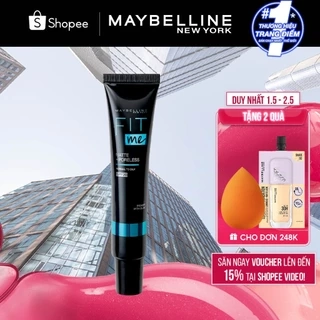 Kem Lót Kiềm Dầu Ngăn Xuống Tông SPF 20 Fit Me Primer Matte+Poreless Maybelline New York 30ml