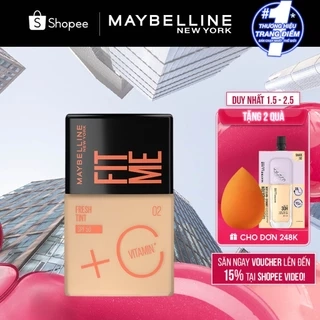 Kem Nền Fit Me Tint C Tươi Mướt Chống Nắng với Vitamin C & SPF50 Maybelline New York Fit Me