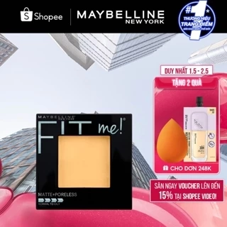 Phấn Phủ Mịn Lì Kiềm Dầu Fit Me Matte Poreless Powder Maybelline New York 8.5g