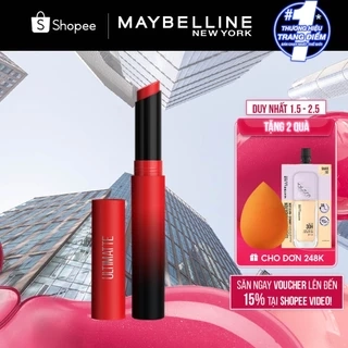 Son Lì Mịn Môi Siêu Nhẹ Cao Cấp Maybelline New York Color Sensational Ultimatte 1.7g