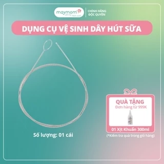 Dụng cụ vệ sinh dây hút máy hút sữa Maymom dài 100cm