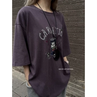Áo phông oversize tay lỡ heinz chất cotton tự nhiên MC21.studios a4410
