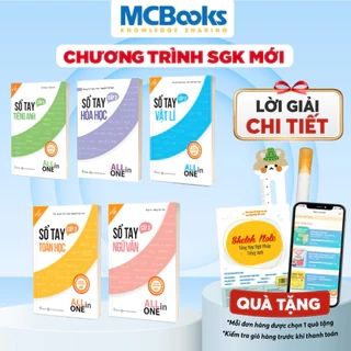 Sách - Combo Sổ tay các môn THPT Toán - Lý - Hóa - Anh - Văn - All in one