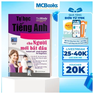 Sách - Tự Học Tiếng Anh Cấp Tốc Cho Người Mới Bắt Đầu - Kèm App Học Online