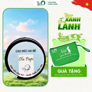 Cao mát-xa cho bé tiện lợi đi xa an toàn lành tính hũ 20g Ola Papi