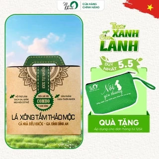 Lá xông thảo mộc phục hồi sức khỏe làm sạch cơ thể sau sinh combo 200g/2 gói Mệ Đoan