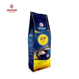 Cà phê hạt, cà phê rang mộc Ocean Blue (OB) Mê Trang, túi hạt 500g