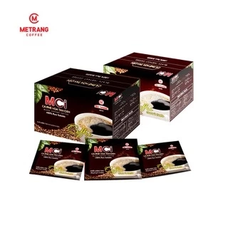 Cà phê Mê Trang hòa tan đen 1in1 (Mci1in1) - Hộp 15 gói