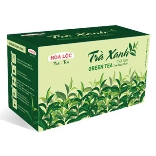 Trà xanh dạng túi lọc, trà làm từ búp trà Mê Trang, Hộp 50g - 25 gói trà túi lọc