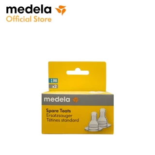 Núm bình sữa | Medela hôp 2 chiếc, chất liệu silicon