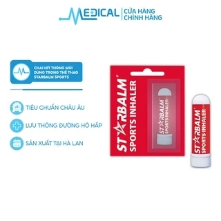 Chai hít thông mũi STARBALM Sports khi chơi thể thao - MEDICAL