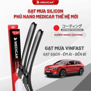 Cặp gạt mưa ô tô xe VINFAST - Gạt mưa ô tô Silicon phủ nano chống nước Medicar