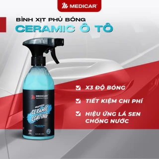 Dung dịch phủ bóng Ceramic Medicar – Bóng đẹp như mới, chống tia UV vượt trội