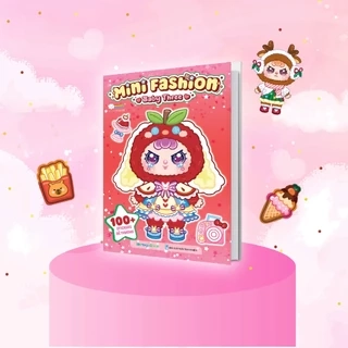 Sách Mini Fashion - Baby Three (Bóc dán hơn 100+ stickers váy, phụ kiện xinh đẹp) cho bé gái