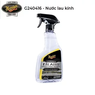 Chai vệ sinh kính tạo hiệu ứng lá sen Meguiar's Ultimate Glass Cleaner & Water Repellent - G240416