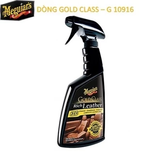 Dưỡng da, bảo vệ, làm sạch nhẹ nội thất da ô tô Meguiar's Gold Class Rich Leather 3in1 - G10916