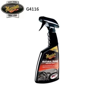Dưỡng đen nhựa, cao su nội thất tạo bóng tự nhiên Meguiar's Natural Shine Protectant - G4116, 473 ml
