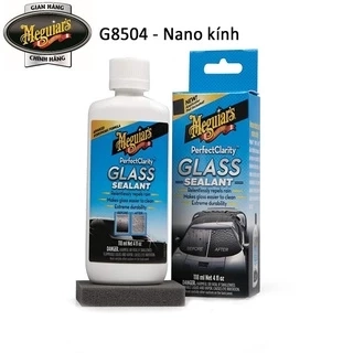 Meguiar's Phủ nano kính xe tạo hiệu ứng lá sen - Perfect Clarity Glass Sealant - G8504,118 ml /4 oz